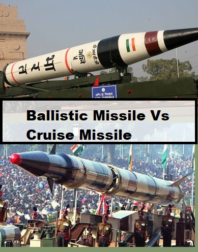 difference of cruise missile and ballistic missile
